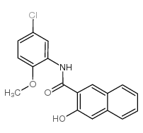 色酚AS-CA 结构式