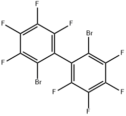 2,2'-二溴八氟联苯 结构式