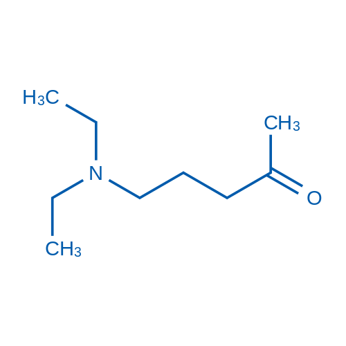 5-二乙氨基-2-戊酮 结构式