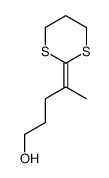 4-(1,3-二噻烷-2-亚基)戊-1-醇 结构式