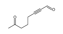 7-氧代辛-2-炔醛 结构式
