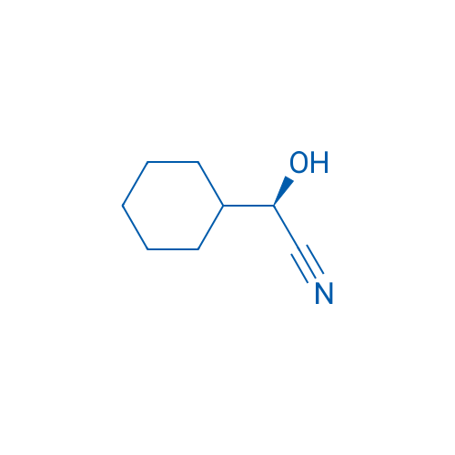 (R)-2-环己基-2-羟基乙腈 结构式