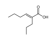 (E)-2-丙基-2-己烯酸 结构式