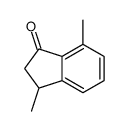 3,7-二甲基-2,3-二氢茚-1-酮 结构式