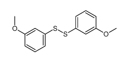 双(3-甲氧基苯基)二硫化物 结构式