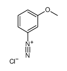 3-甲氧基苯重氮氯化物 结构式