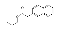 2-萘乙酸丙酯 结构式