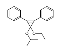 1,1'-[3-乙氧基-3-(1-甲基乙氧基)-1-环丙烯-1,2-二基]二苯 结构式