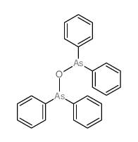 氧代双(二苯基胂) 结构式