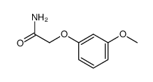 2-(3-甲氧基苯氧基)乙酰胺 结构式