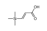2-Propenoic acid, 3-(trimethylsilyl)-, (Z)- 结构式