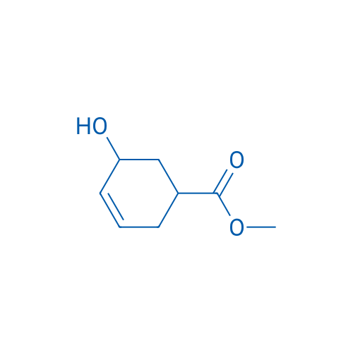 5-羟基-3-环己烯-1-羧酸甲酯 结构式