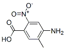 4-氨基-5-甲基-2-硝基苯甲酸 结构式