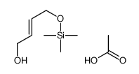 (Z)-4-三甲基硅氧基-2-丁烯-1-基乙酸酯 结构式