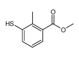 2-甲基-3-巯基苯甲酸甲酯 结构式