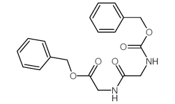 N-苄氧羰基甘氨酰甘氨酸苄酯 结构式