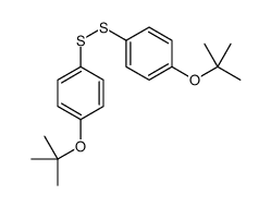 双[4-(1,1-二甲基乙氧基)苯基]二硫化物 结构式