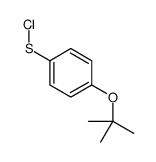4-(1,1-二甲基乙氧基)苯次磺酰氯 结构式