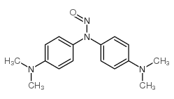N,N-bis(4-dimethylaminophenyl)nitrous amide 结构式