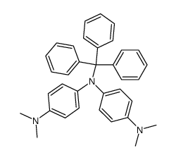 N1-[4-(二甲氨基)苯基]-N4,N4-二甲基-N1-(三苯甲基)-1,4-苯二胺 结构式