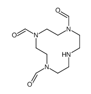 1,4,7,10-四氮杂环十二烷-1,4,7-三甲醛 结构式