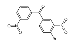 4-溴-3,3'-二硝基二苯甲酮 结构式