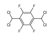 1,4-双(二氯甲基)-2,3,5,6-四氟苯 结构式