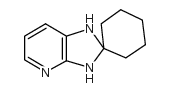 1′,3′-二氢螺[环己烷-1,2′-[2H]咪唑并[4,5-b]吡啶] 结构式
