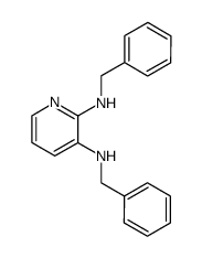 N2,N3-二(苯甲基)-2,3-吡啶二胺 结构式