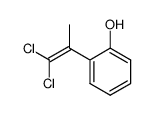 2-(2,2-二氯-1-甲基乙烯基)苯酚 结构式