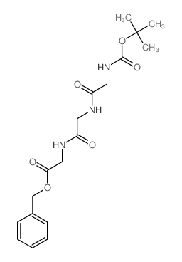 Boc-(Gly)3-OBn 结构式