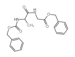 Glycine,N-[N-[(phenylmethoxy)carbonyl]-L-alanyl]-, phenylmethyl ester (9CI) 结构式
