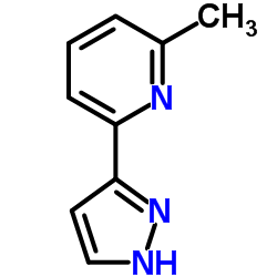 2-甲基-6-(1H-吡唑-3-基)吡啶 结构式
