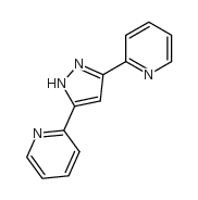 3,5-二(2-吡啶基)吡唑 结构式