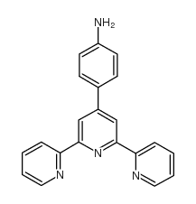 4'-(4-氨基苯基)-2,2':6',2''-三联吡啶 结构式