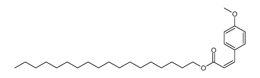 2-Propenoic acid, 3-(4-methoxyphenyl)-, octadecyl ester 结构式