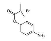 2-溴-2-甲基丙酸-4-氨基苯酯 结构式