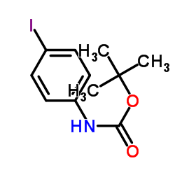 N-Boc-4-碘苯胺 结构式
