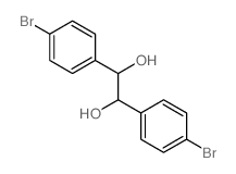 1,2-双(4-溴苯基)-1,2-乙二醇 结构式