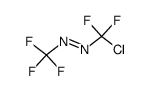 1-(氯二氟甲基)-2-(三氟甲基)二氮烯 结构式