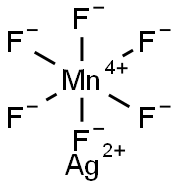 Manganate(2-), hexafluoro-, silver(2+) (1:1), (OC-6-11)- (9CI) 结构式