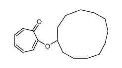 2-(环十二烷氧基)环庚-2,4,6-三烯-1-酮 结构式