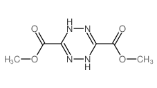 dimethyl 1,4-dihydro-1,2,4,5-tetrazine-3,6-dicarboxylate 结构式
