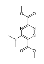 5-(二甲氨基)-1,2,4-三嗪-3,6-二羧酸二甲酯 结构式