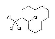 1-氯-2-(三氯甲基)环十二烷 结构式