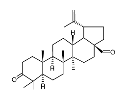 白桦脂醛 结构式