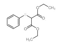 2-苯硫基丙二酸二乙基酯 结构式