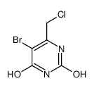 5-溴-6-(氯甲基)-1H-嘧啶-2,4-二酮 结构式