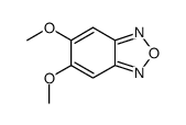 5,6-二甲氧基-2,1,3-苯并恶二唑 结构式