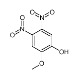 2-甲氧基-4,5-二硝基苯酚 结构式